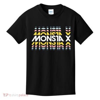 Monsta Simple Minimalist X Band Kids T-Shirt