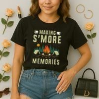 Making SMore Memories Camping Lover Matching Family Camping Comfort Colors Boxy T-Shirt thumb 2