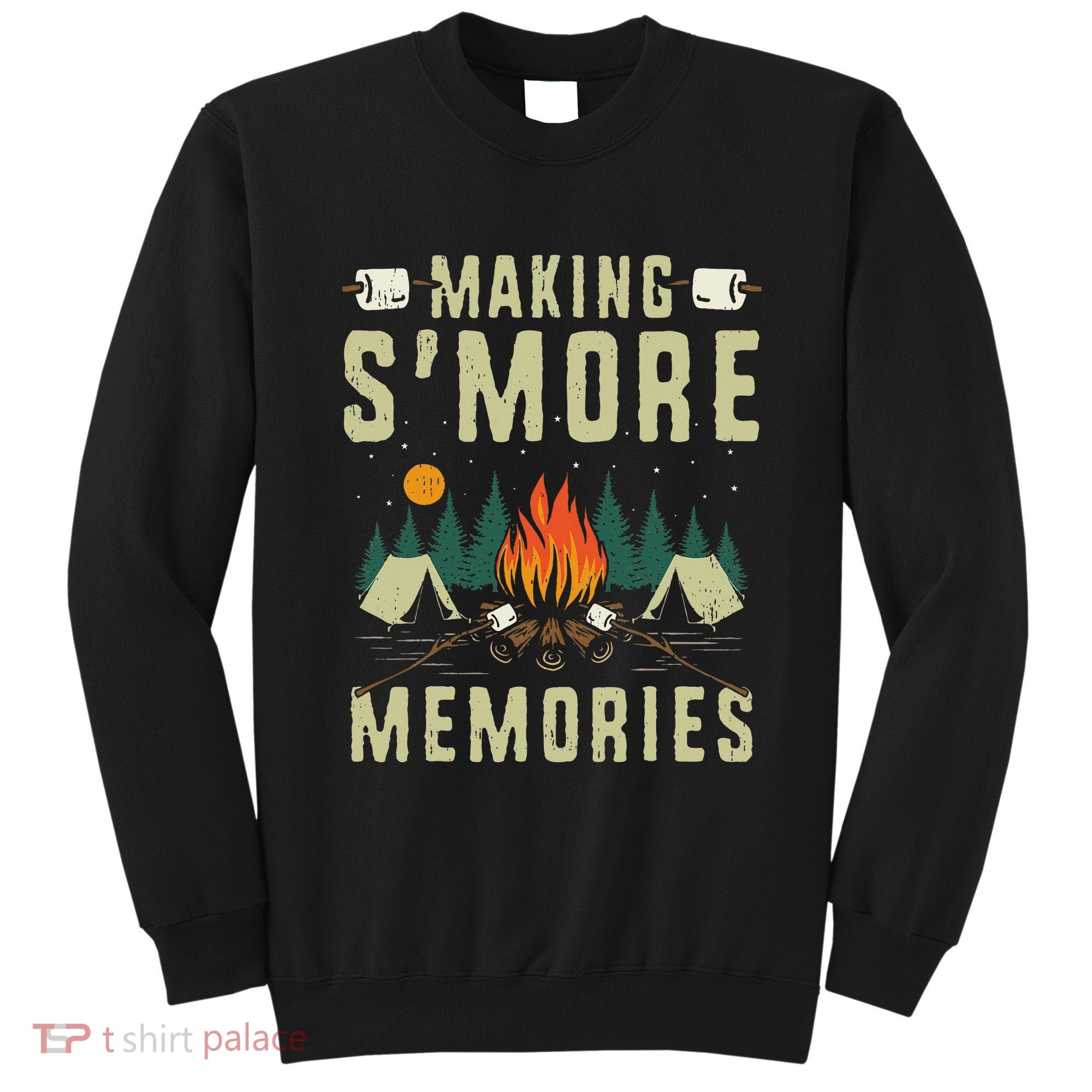 Making SMore Memories Camping Lover Matching Family Camping Sweatshirt