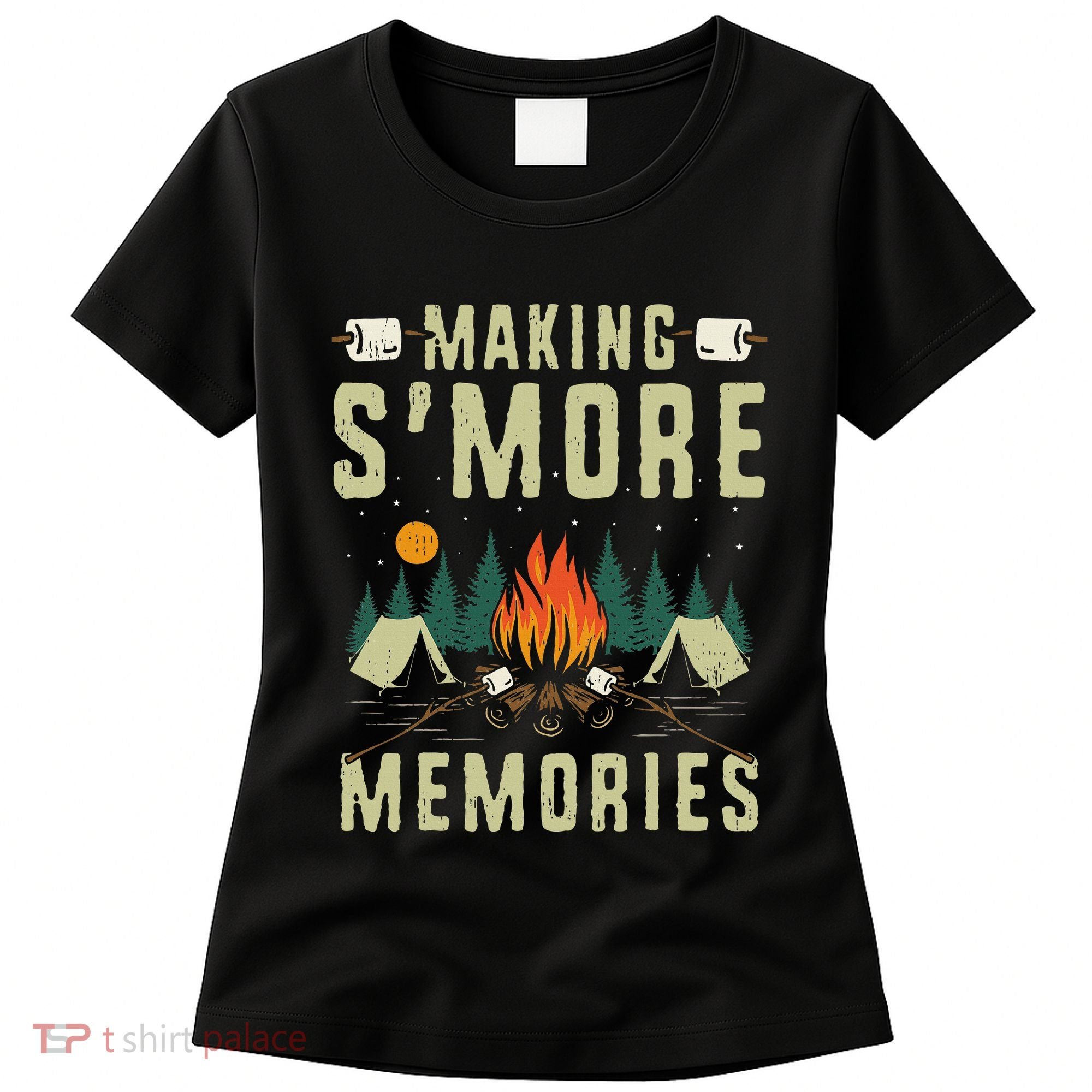 Making SMore Memories Camping Lover Matching Family Camping Women's T-Shirt