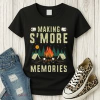 Making SMore Memories Camping Lover Matching Family Camping Women's T-Shirt thumb 3
