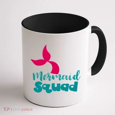 Mermaid Squad Coffee Mug back