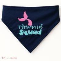 Mermaid Squad USA-Made Doggie Bandana thumb 0