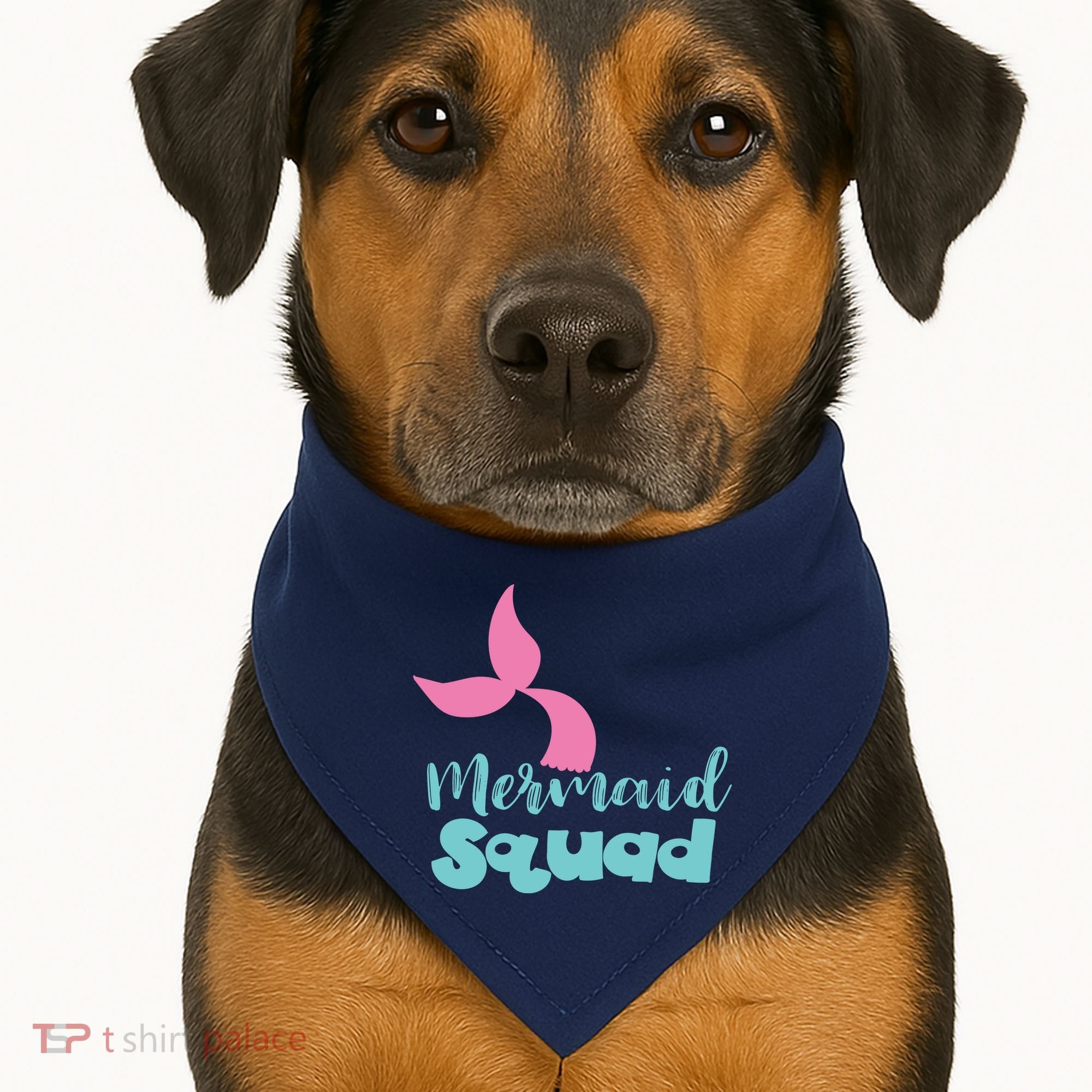 Mermaid Squad USA-Made Doggie Bandana