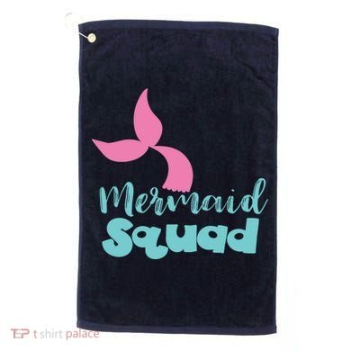 Mermaid Squad Golf Towel