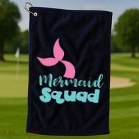 Mermaid Squad Golf Towel thumb 1