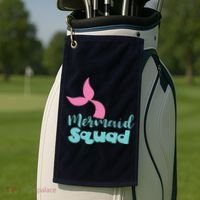 Mermaid Squad Golf Towel thumb 2