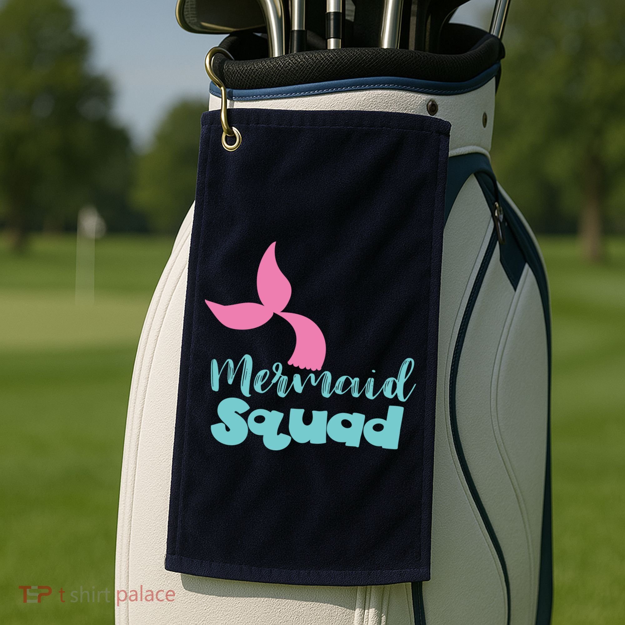 Mermaid Squad Golf Towel