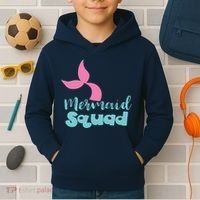 Mermaid Squad Kids Hoodie thumb 2