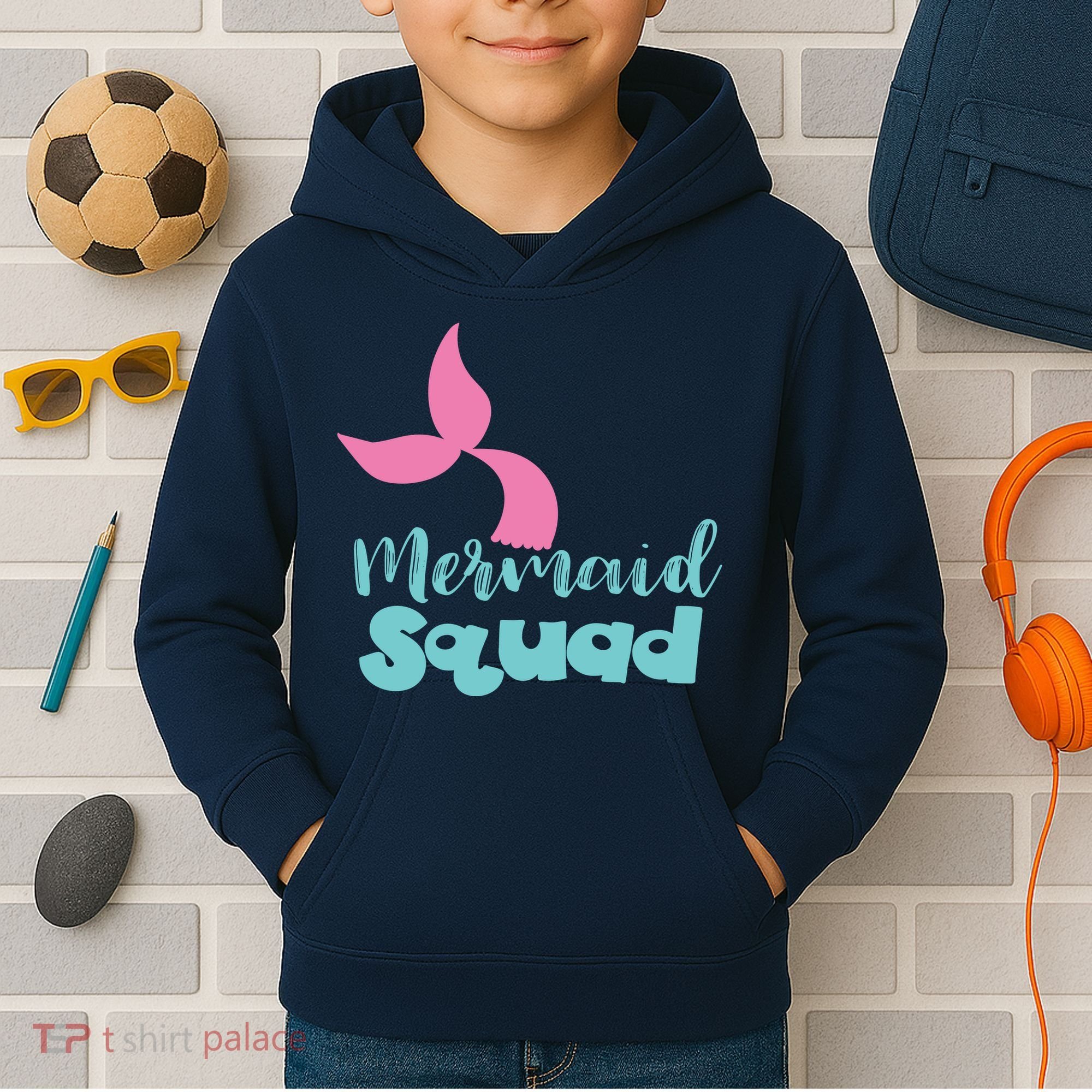 Mermaid Squad Kids Hoodie