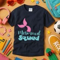 Mermaid Squad Kids T-Shirt thumb 3