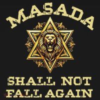 Masada Shall Not Fall Again Lion Judah Star Of David Israel Women's Hoodie thumb 2