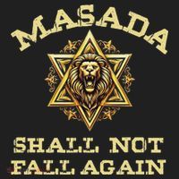Masada Shall Not Fall Again Lion Judah Star Of David Israel Tumbler thumb 3