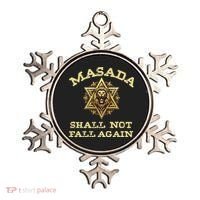 Masada Shall Not Fall Again Lion Judah Star Of David Israel Ornament thumb 0