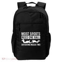 Most Sports Need One Ball Paragliding Skydiver Skydiving Gift Backpack thumb 0