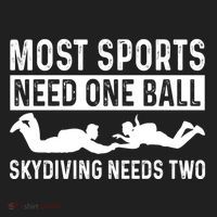 Most Sports Need One Ball Paragliding Skydiver Skydiving Gift Beanie thumb 2