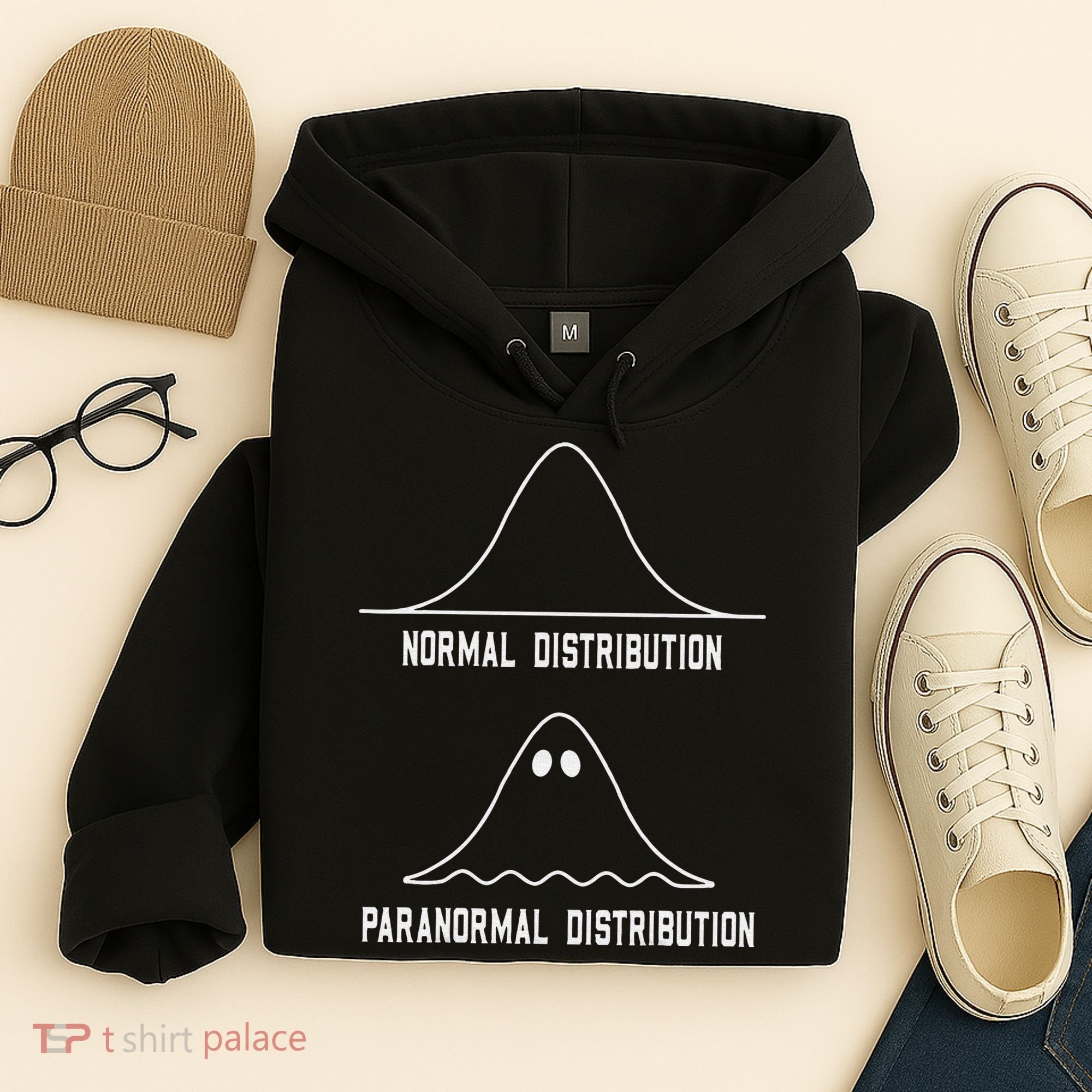 Math Statistics Normal Paranormal Distribution Teacher Hoodie