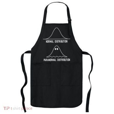Math Statistics Normal Paranormal Distribution Teacher Apron