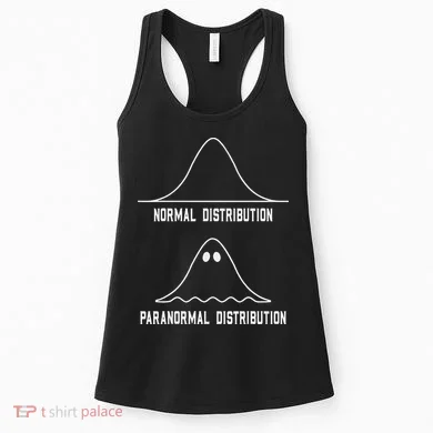 Math Statistics Normal Paranormal Distribution Teacher Women's Tank Top