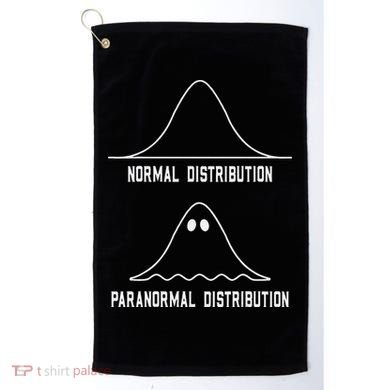 Math Statistics Normal Paranormal Distribution Teacher Golf Towel