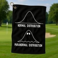 Math Statistics Normal Paranormal Distribution Teacher Golf Towel thumb 1