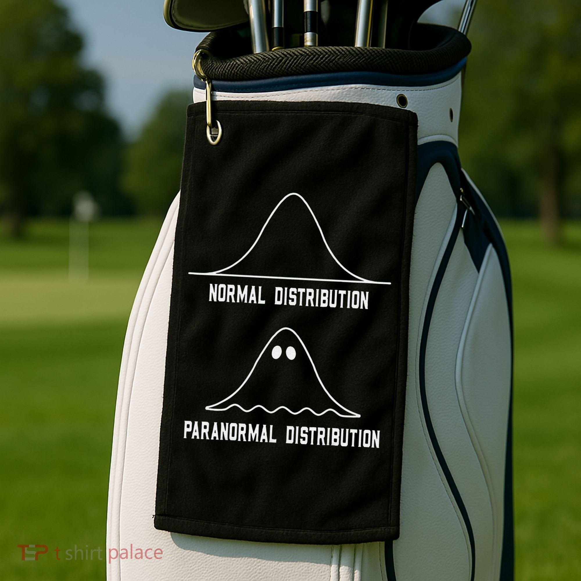 Math Statistics Normal Paranormal Distribution Teacher Golf Towel