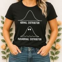 Math Statistics Normal Paranormal Distribution Teacher Women's T-Shirt thumb 2