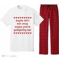 Maybe She’S Not Crazy Maybe You’Re Gaslighting Her Pajama Set thumb 0