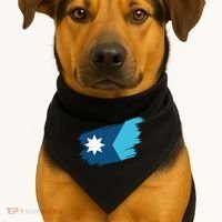 Minnesota State New Flag 2024 USA-Made Doggie Bandana thumb 1