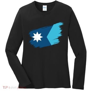 Minnesota State New Flag 2024 Women's Long Sleeve Shirt
