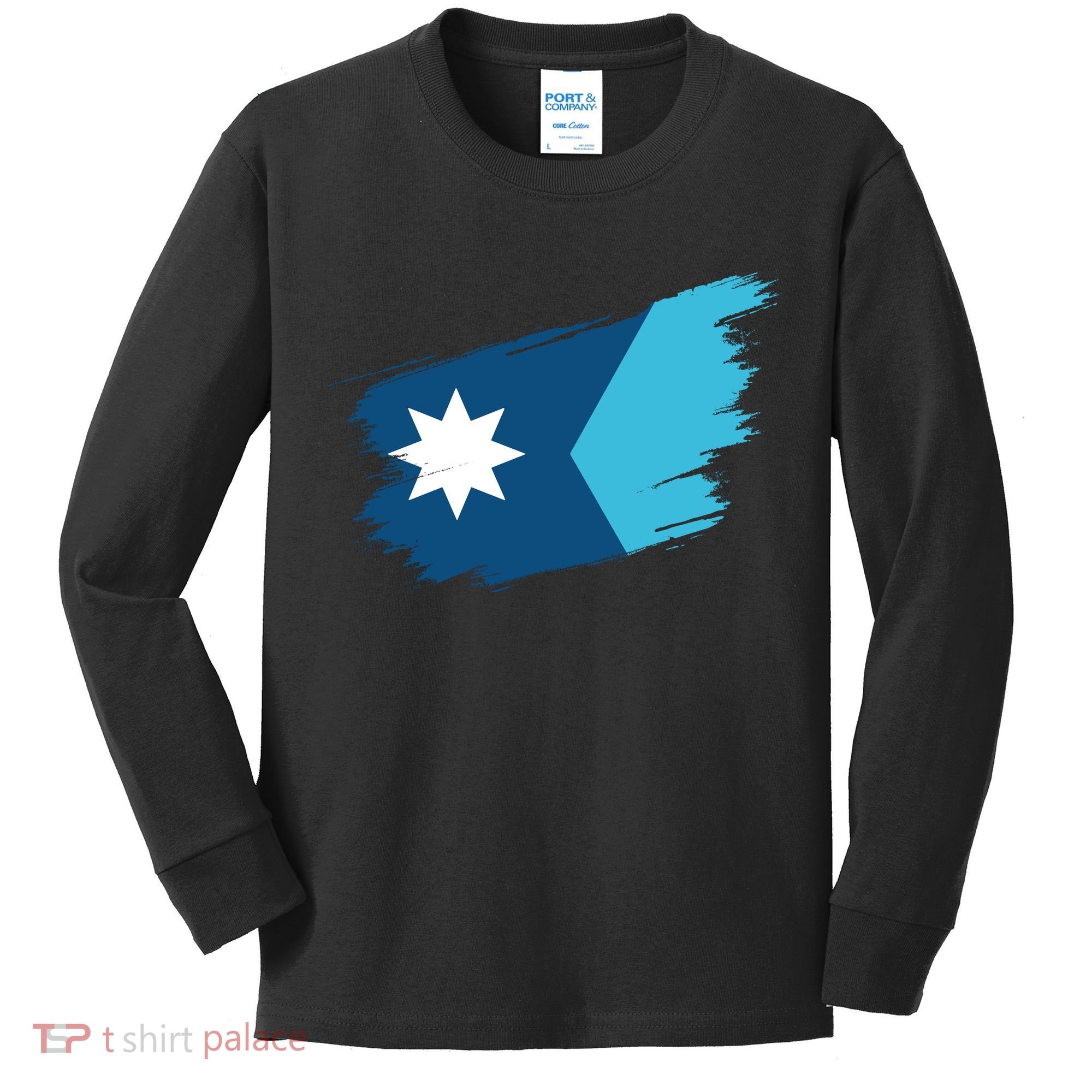 Minnesota State New Flag 2024 Kids Long Sleeve Shirt