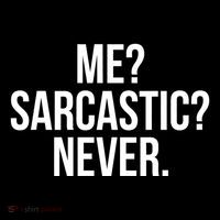 Me? Sarcastic? Never. Funny Doggie Tank thumb 4