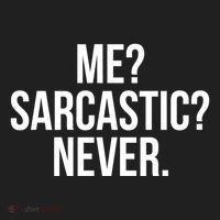 Me? Sarcastic? Never. Funny Beanie thumb 2