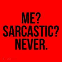 Me? Sarcastic? Never. Funny Santa Hat thumb 1