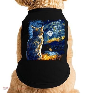 Majestic Starry Night Cat Doggie Tank