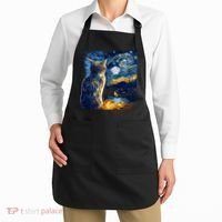 Majestic Starry Night Cat Apron thumb 2