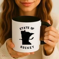 Minnesota State Of Hockey Coffee Mug thumb 3