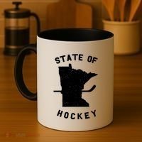 Minnesota State Of Hockey Coffee Mug thumb 4