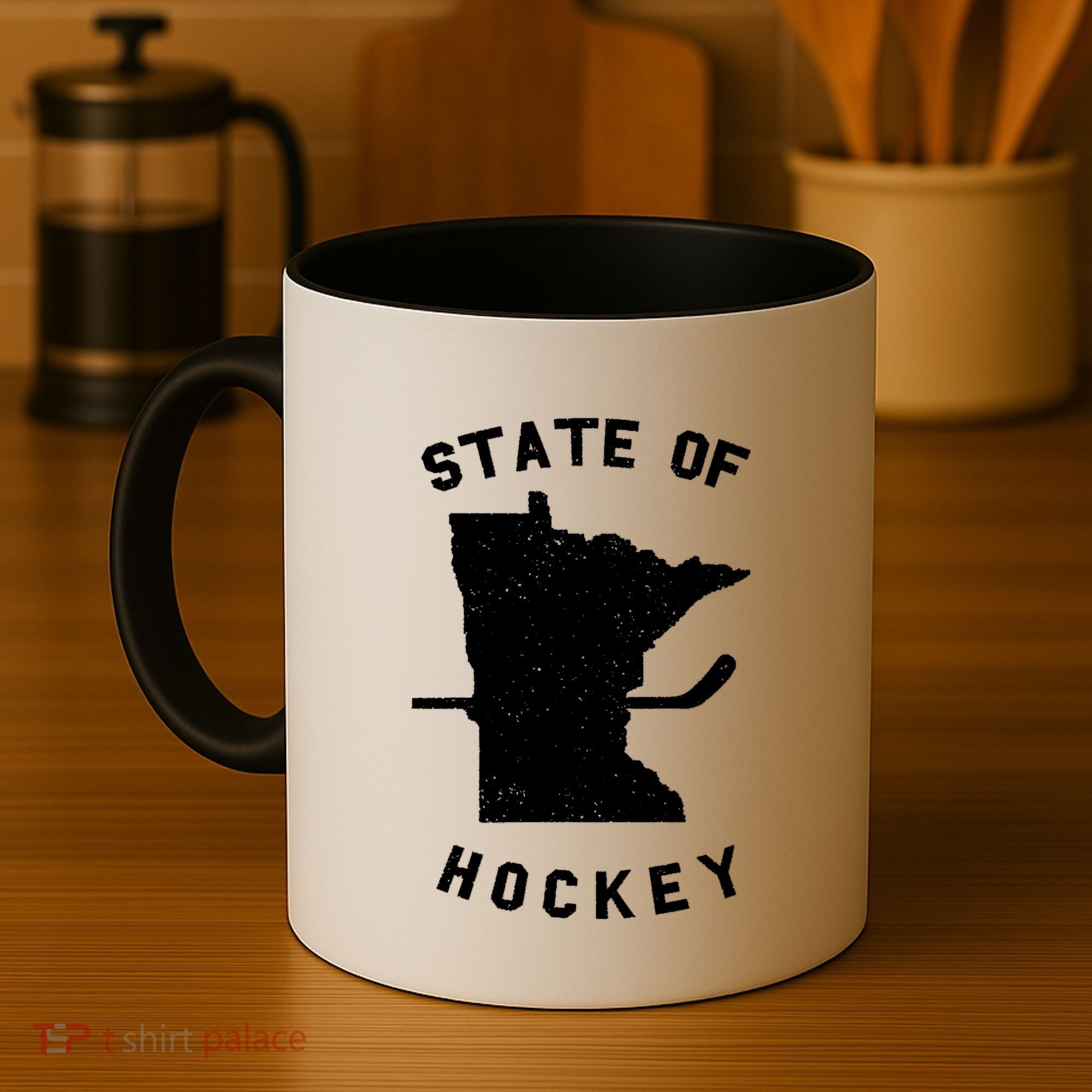 Minnesota State Of Hockey Coffee Mug