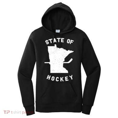 Minnesota State Of Hockey Women's Hoodie