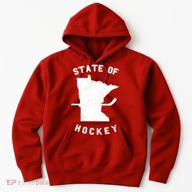 Minnesota State Of Hockey Hoodie