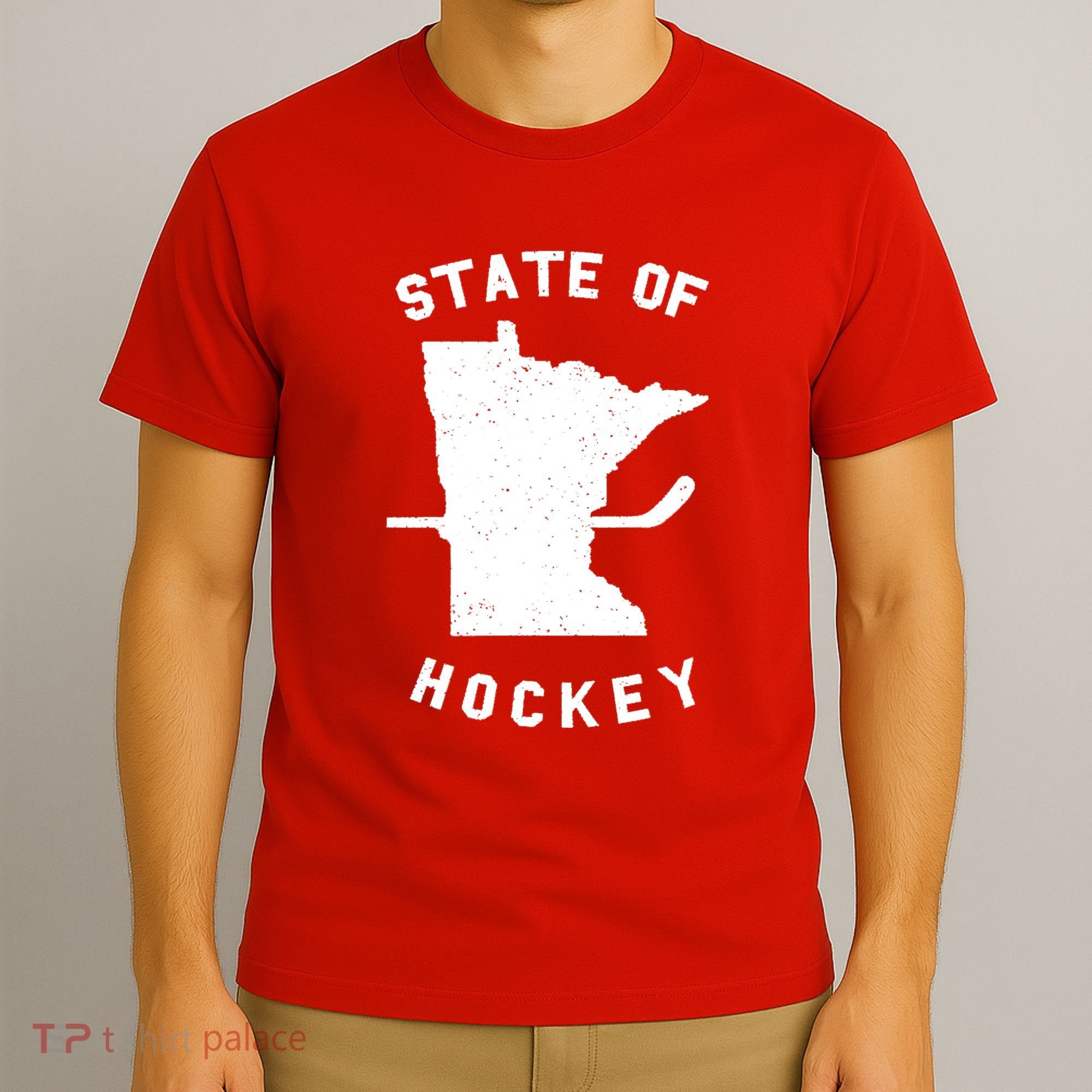 Minnesota State Of Hockey T-Shirt