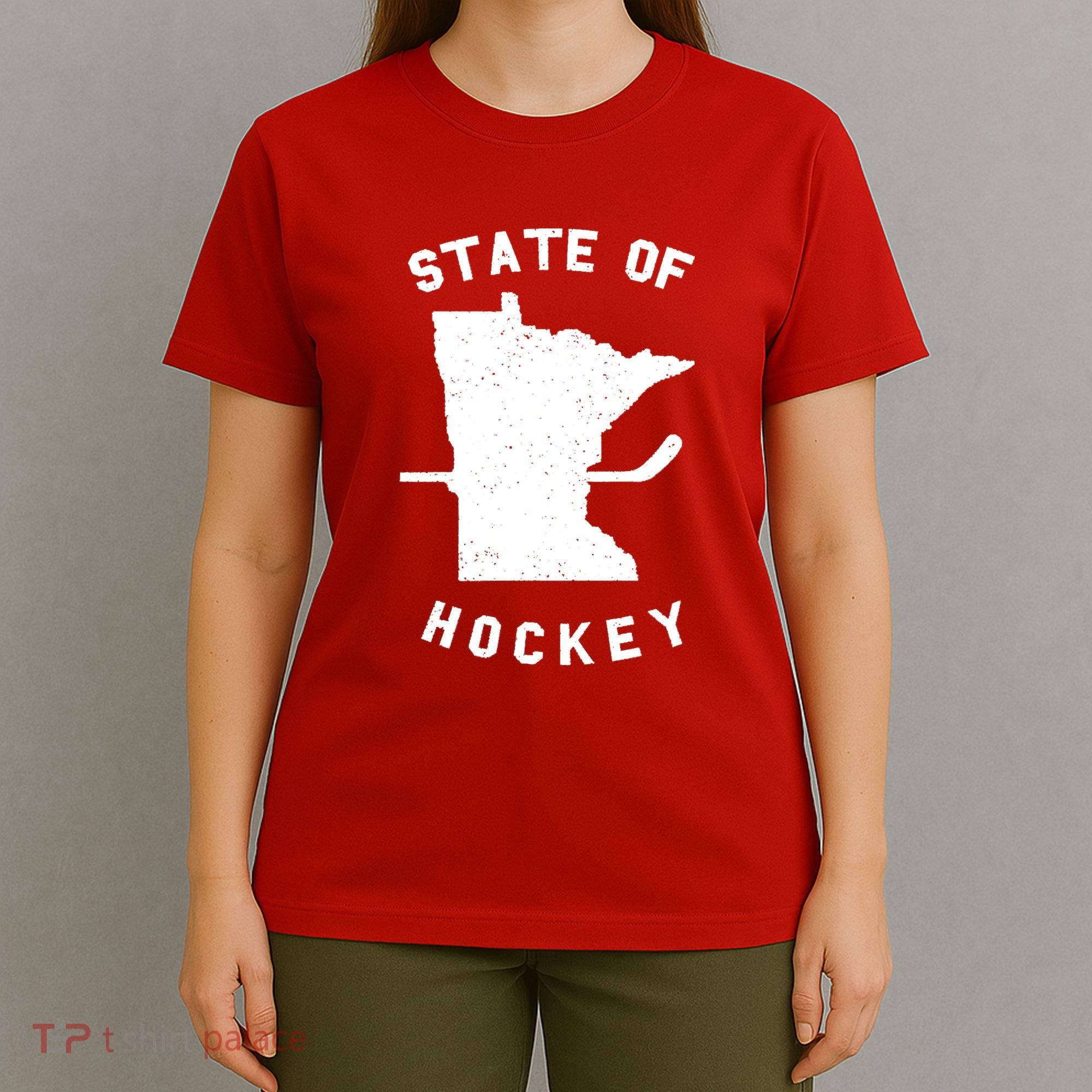 Minnesota State Of Hockey T-Shirt