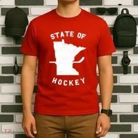Minnesota State Of Hockey T-Shirt thumb 6