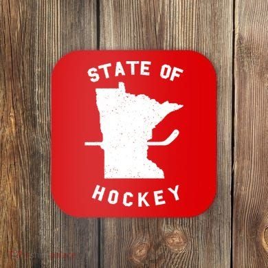 Minnesota State Of Hockey Coaster