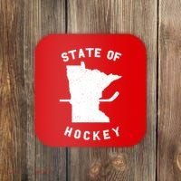 Minnesota State Of Hockey Coaster thumb 0