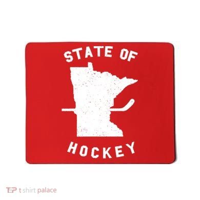 Minnesota State Of Hockey Mousepad