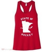 Minnesota State Of Hockey Women's Tank Top thumb 0