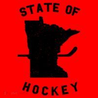 Minnesota State Of Hockey Santa Hat thumb 1