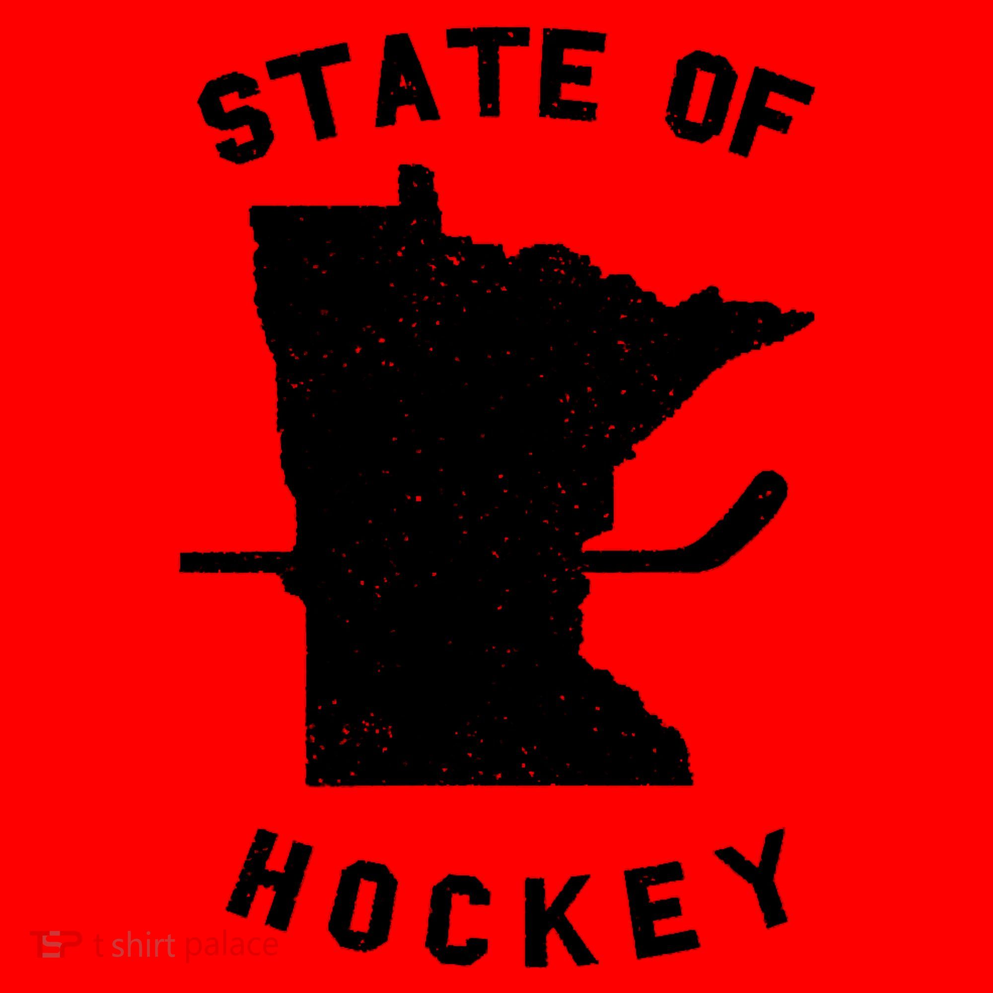 Minnesota State Of Hockey Santa Hat